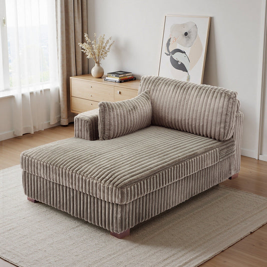 Poltrone imbottite per camera da letto UIXE con bracciolo destro e cuscino lombare