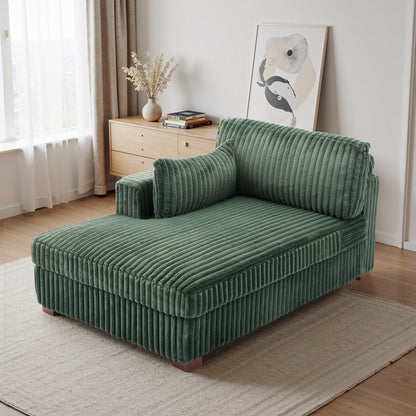 Poltrone imbottite per camera da letto UIXE con bracciolo destro e cuscino lombare