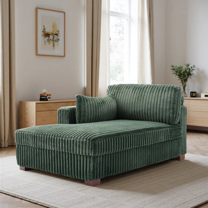 Poltrone imbottite per camera da letto UIXE con bracciolo destro e cuscino lombare