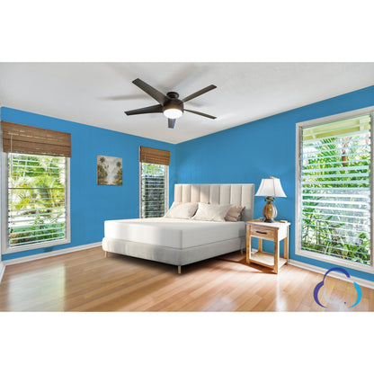 Materasso in memory foam UYQU al carbone di bambù, di media rigidità