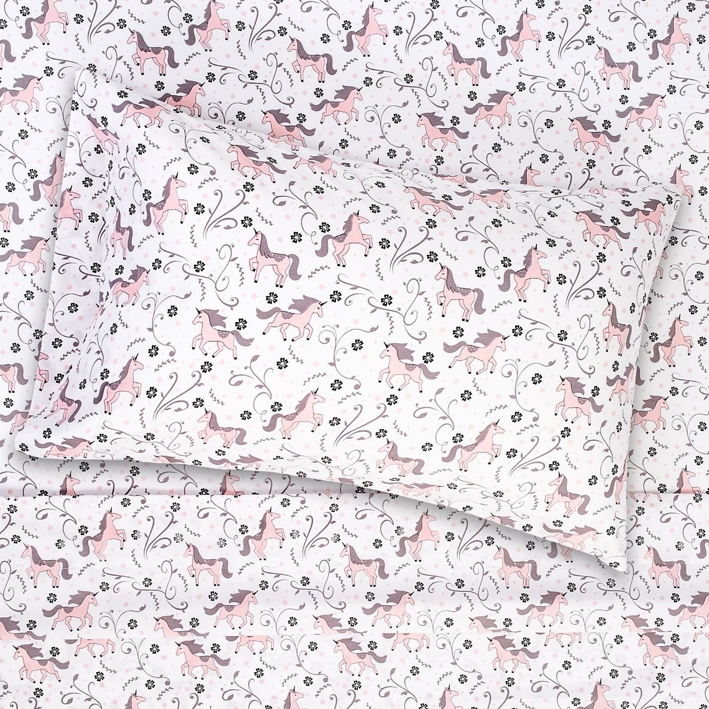 Set di lenzuola Unicorns di Sweet Home Collection