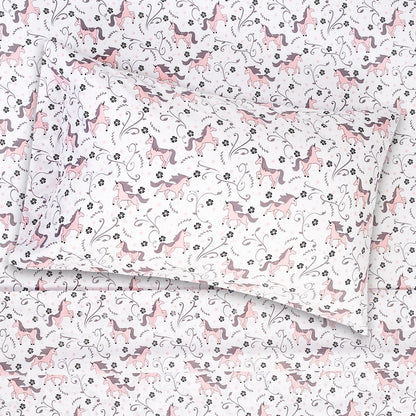 Set di lenzuola Unicorns di Sweet Home Collection