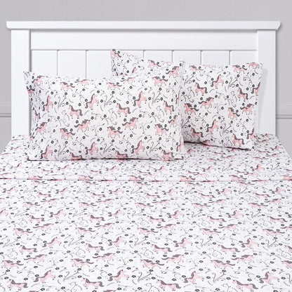 Set di lenzuola Unicorns di Sweet Home Collection