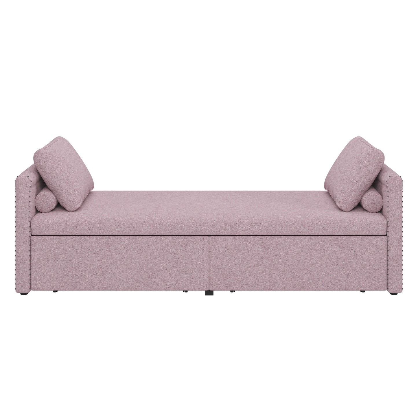 Chaise longue imbottita con 2 cassetti di Harper&amp;Bright Designs
