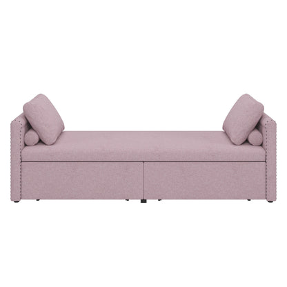 Chaise longue imbottita con 2 cassetti di Harper&amp;Bright Designs