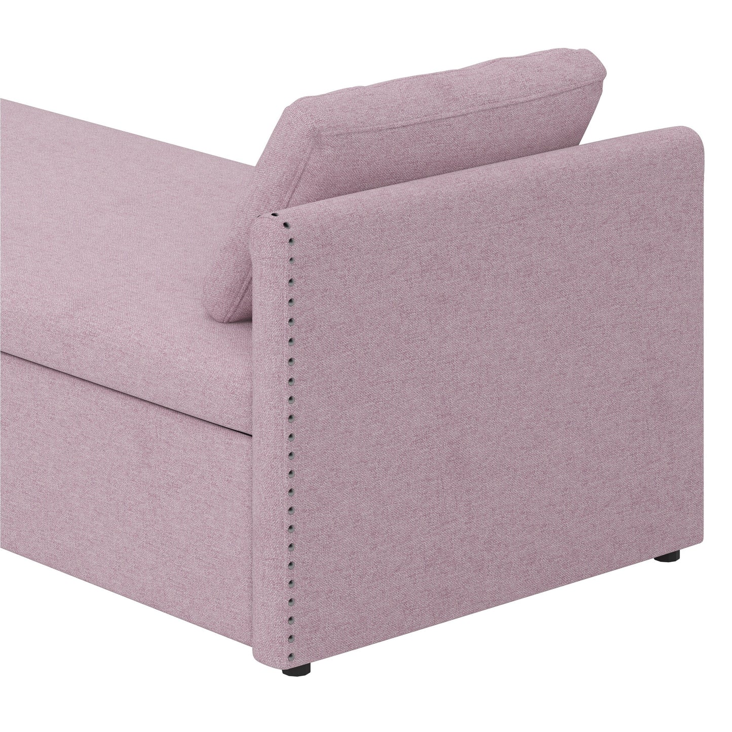 Chaise longue imbottita con 2 cassetti di Harper&amp;Bright Designs