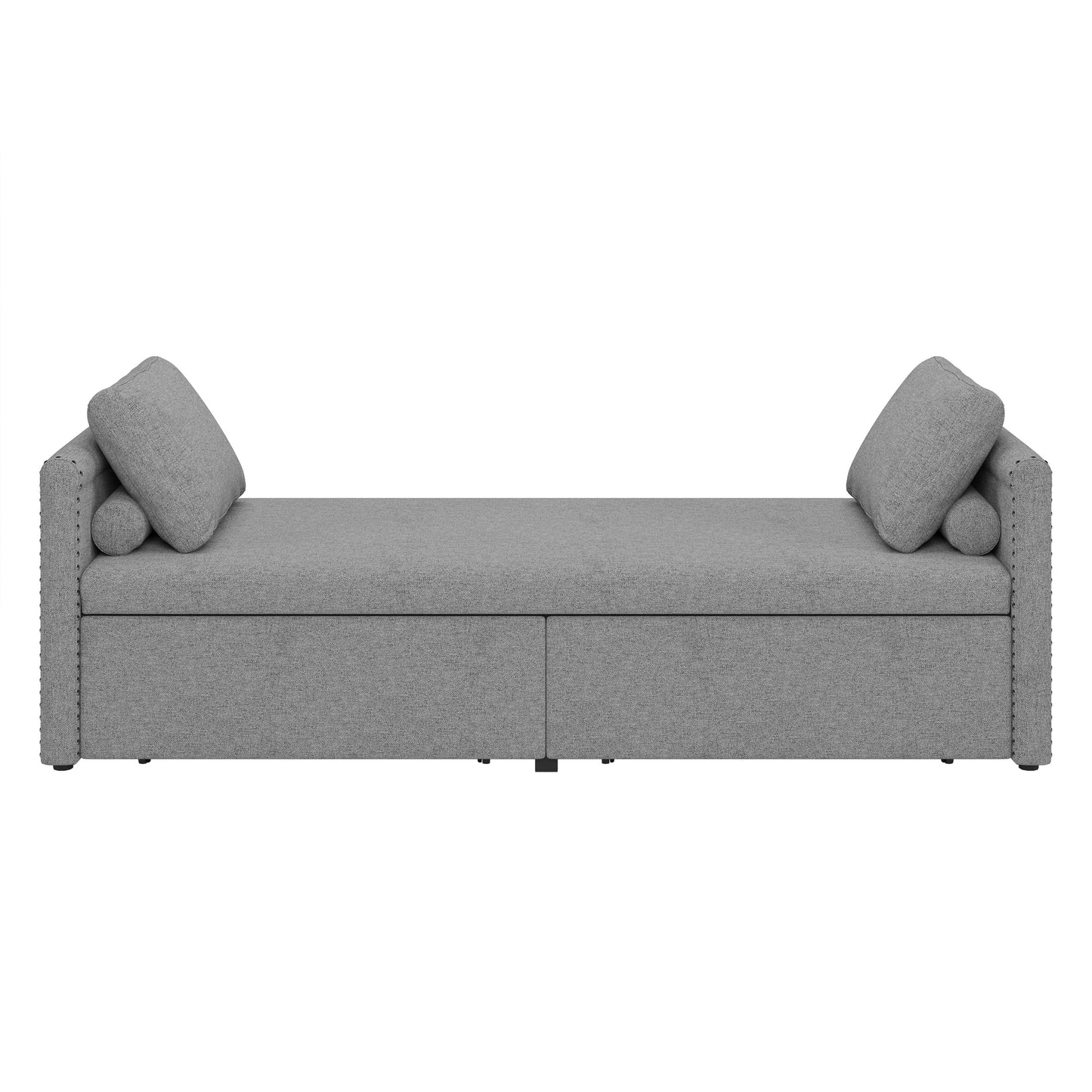 Chaise longue imbottita con 2 cassetti di Harper&amp;Bright Designs