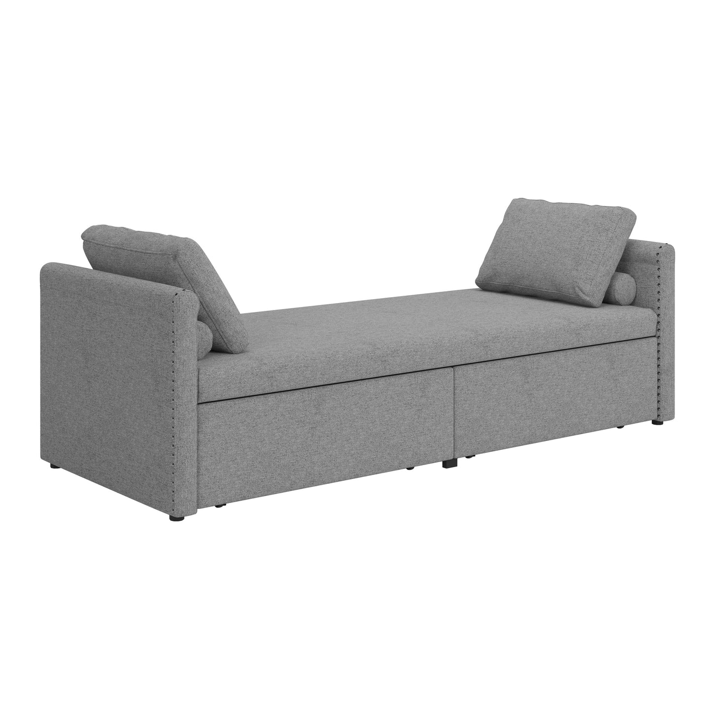 Chaise longue imbottita con 2 cassetti di Harper&amp;Bright Designs