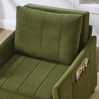 Divano letto imbottito trasformabile