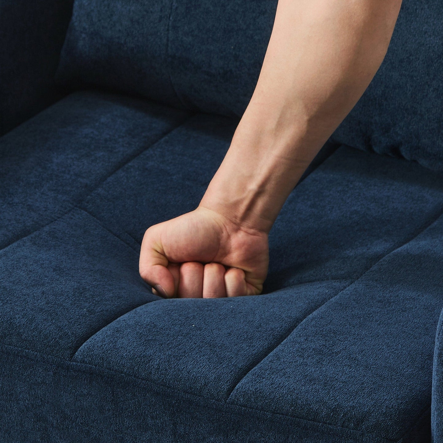 Divano letto imbottito trasformabile