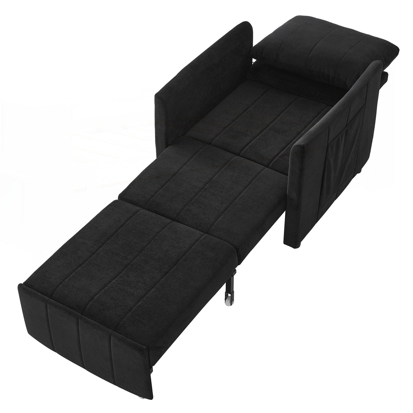 Divano letto imbottito trasformabile