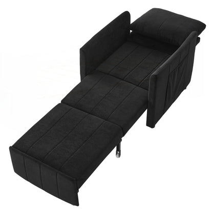 Divano letto imbottito trasformabile