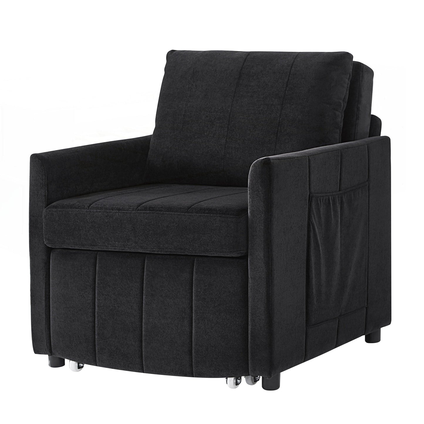 Divano letto imbottito trasformabile