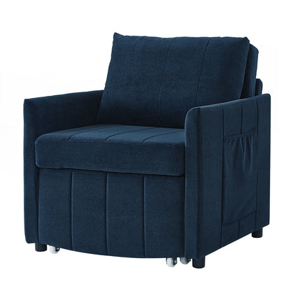 Divano letto imbottito trasformabile