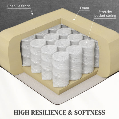 Poltrona reclinabile massaggiante elettrica imbottita con riscaldamento lombare e portabicchieri