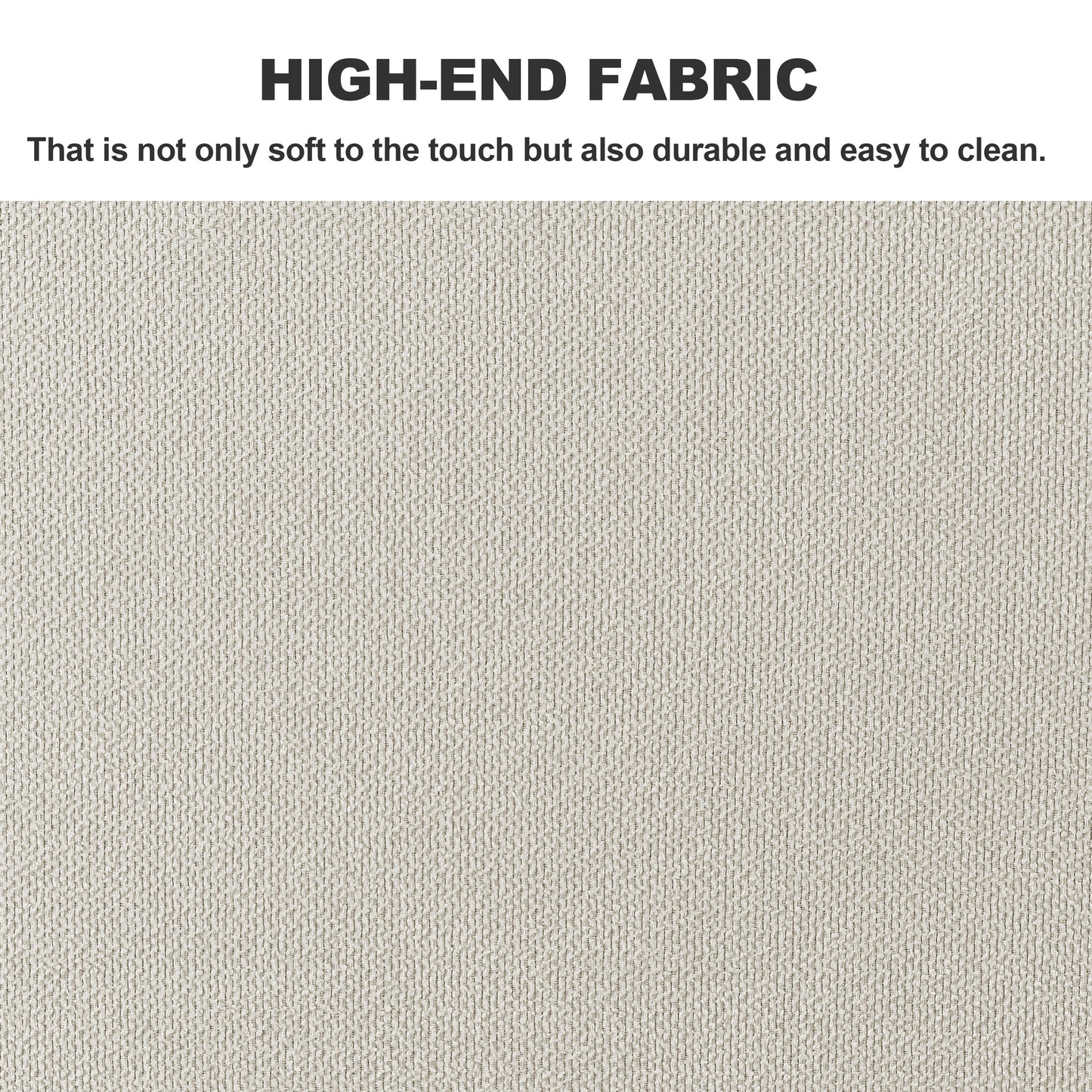 Divano componibile imbottito con pouf