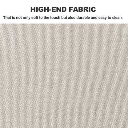 Divano componibile imbottito con pouf