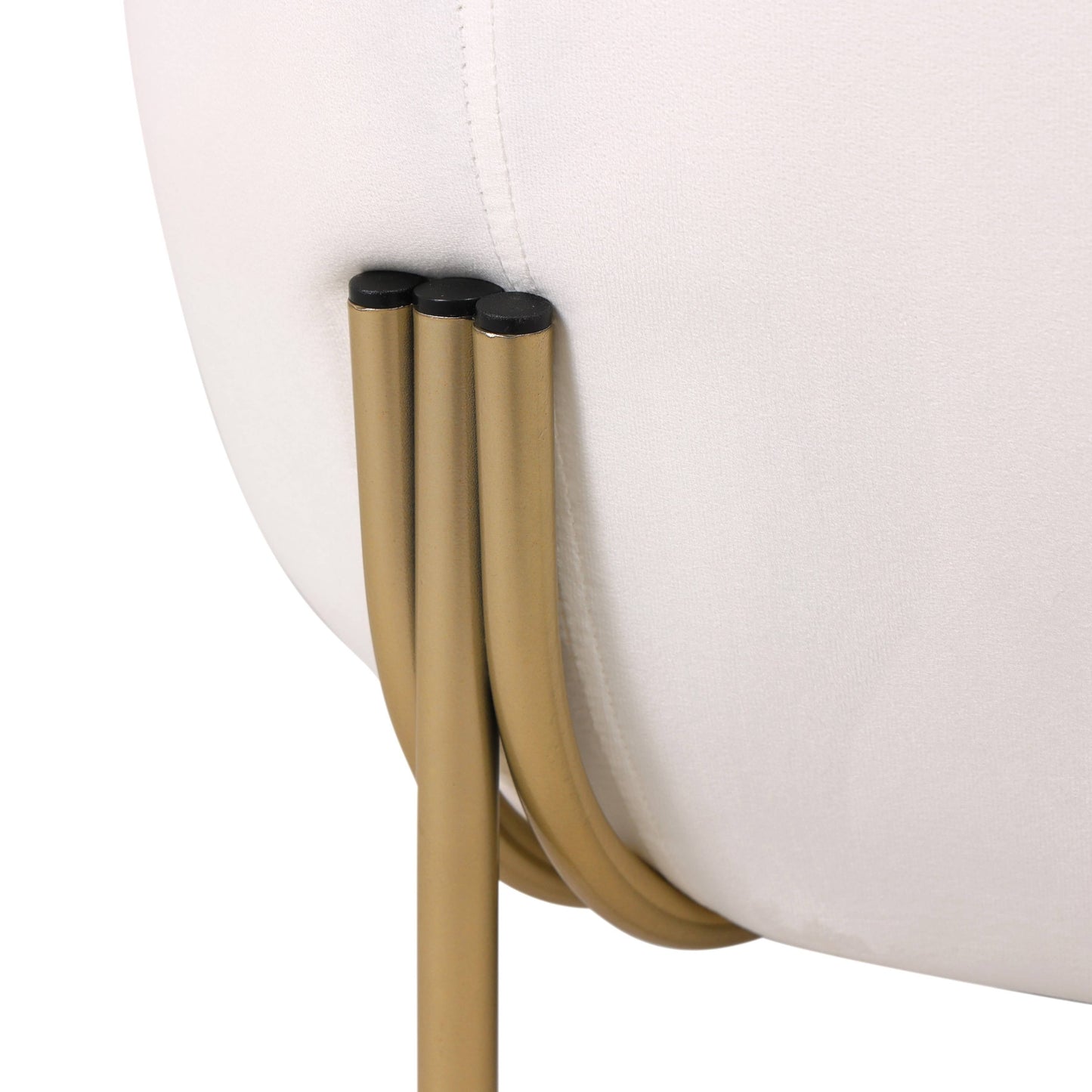 Divano monoposto imbottito in velluto Zuno di LeisureMod - Comoda poltrona decorativa per ufficio, soggiorno e camera da letto