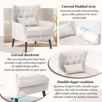 Divano a due posti imbottito in velluto trapuntato con cuscino spesso in metallo