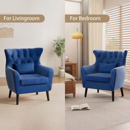 Divano a due posti imbottito in velluto trapuntato con cuscino spesso in metallo