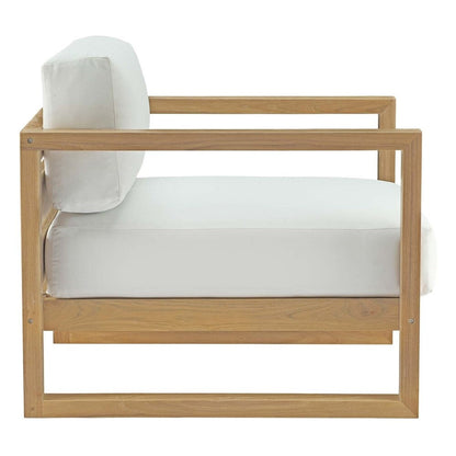 Set da esterno Upland in teak da 4 pezzi