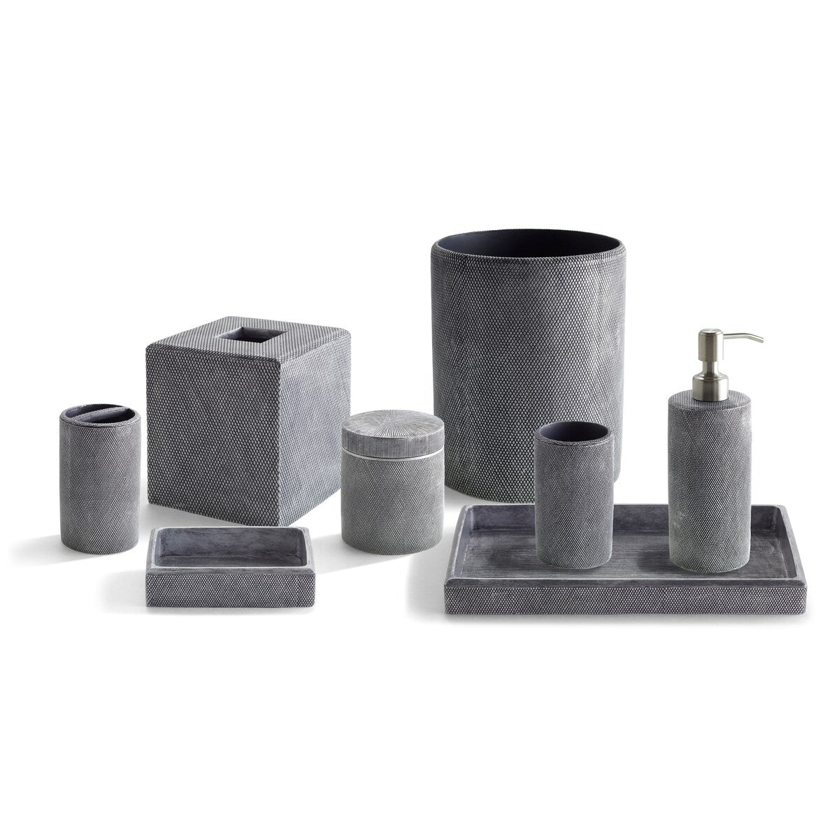 Collezione di accessori da bagno in rete Kassatex