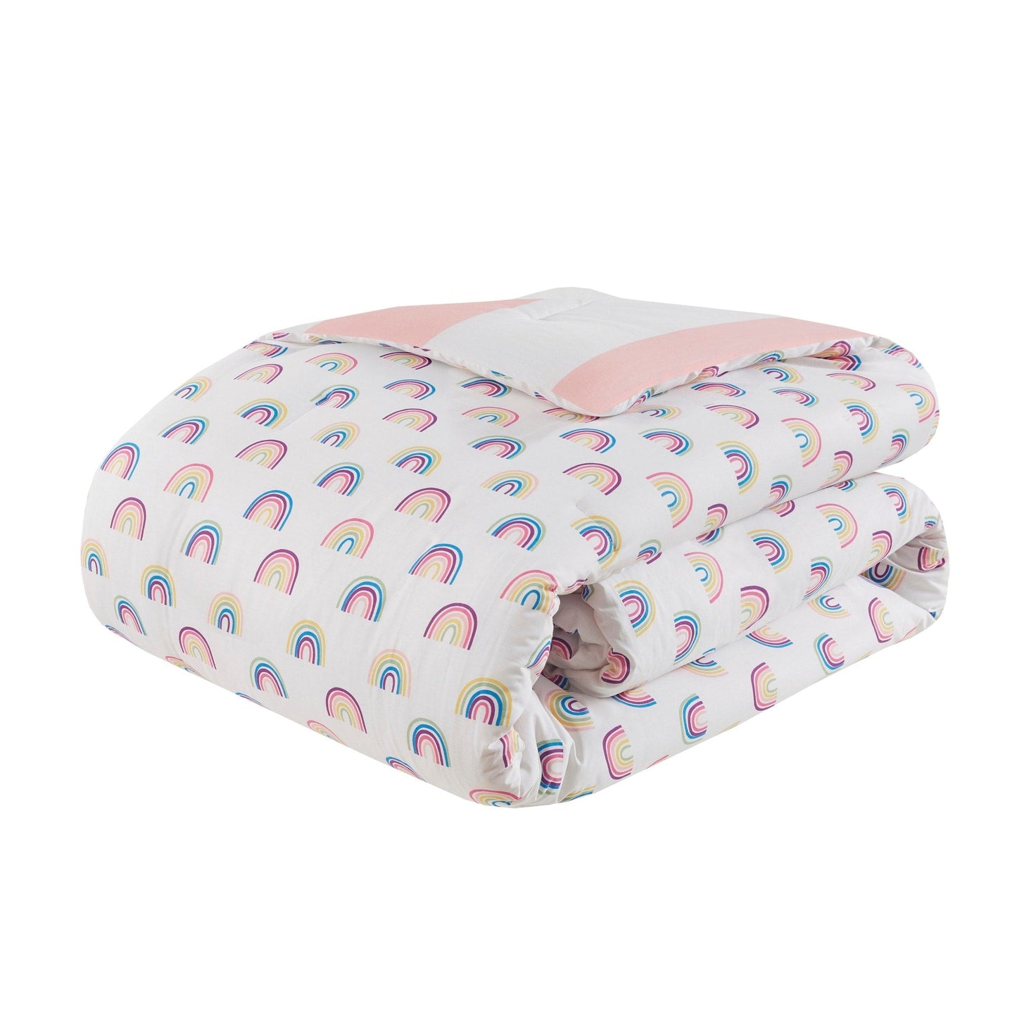 Set copripiumino reversibile a righe Dakota Cotton Cabana di Intelligent Design Kids