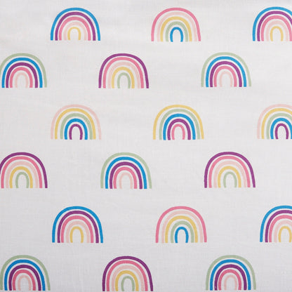 Set copripiumino reversibile a righe Dakota Cotton Cabana di Intelligent Design Kids