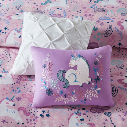 Set di piumoni in cotone con unicorno Ella di Intelligent Design Kids