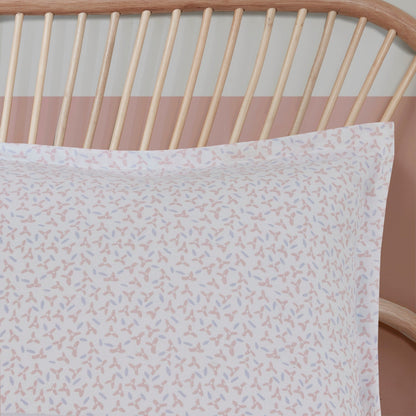 Set copripiumino reversibile in cotone con animali del bosco Kinsley Blush di Intelligent Design Kids