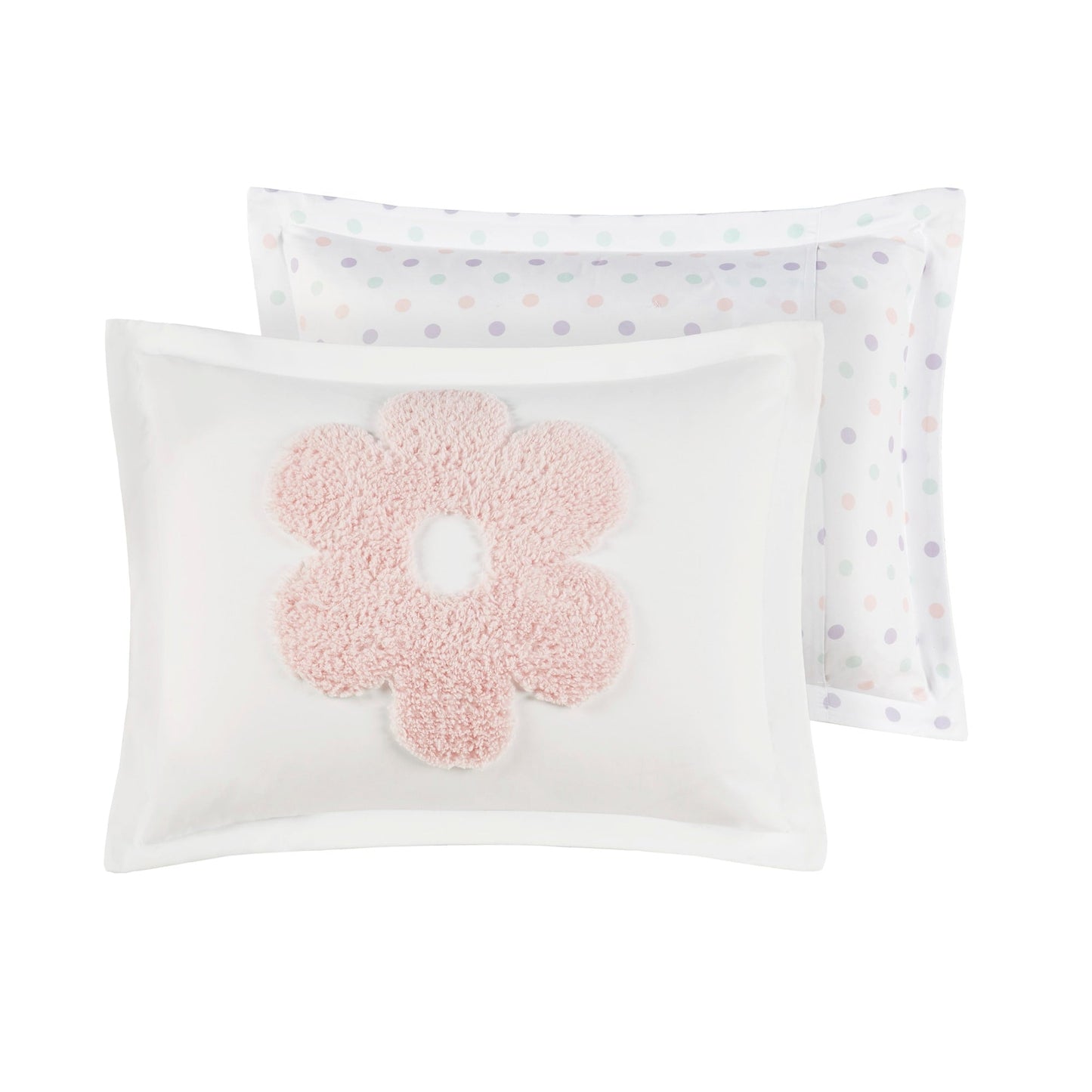 Set copripiumino reversibile in ciniglia trapuntata con motivo floreale Madeline di Intelligent Design Kids