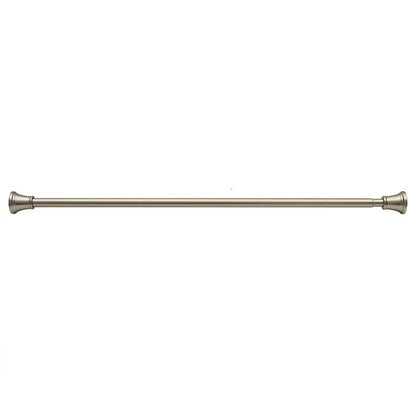 Asta di tensione regolabile per tenda da doccia Utopia Alley da 72 pollici - Alluminio antiruggine con tappo terminale in gomma, installazione senza trapano