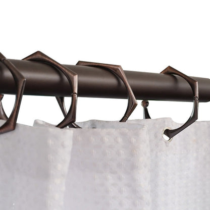 Asta di tensione regolabile per tenda da doccia Utopia Alley da 72 pollici - Alluminio antiruggine con tappo terminale in gomma, installazione senza trapano