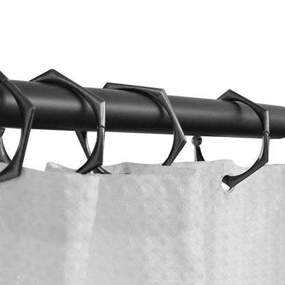 Asta di tensione regolabile per tenda da doccia Utopia Alley da 72 pollici - Alluminio antiruggine con tappo terminale in gomma, installazione senza trapano