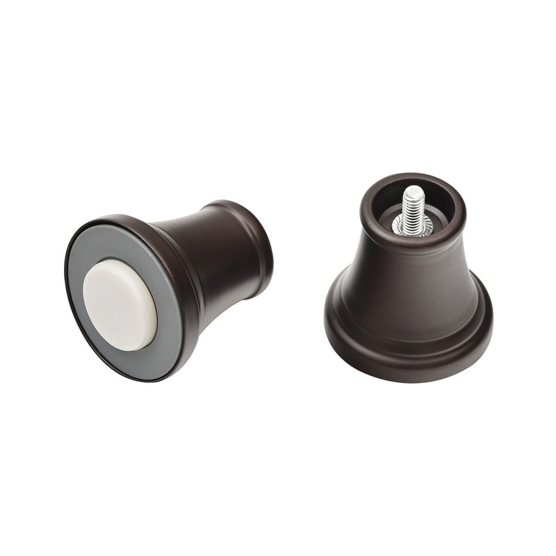 Asta di tensione regolabile per tenda da doccia Utopia Alley da 72 pollici - Alluminio antiruggine con tappo terminale in gomma, installazione senza trapano