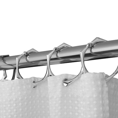 Asta di tensione regolabile per tenda da doccia Utopia Alley da 72 pollici - Alluminio antiruggine con tappo terminale in gomma, installazione senza trapano