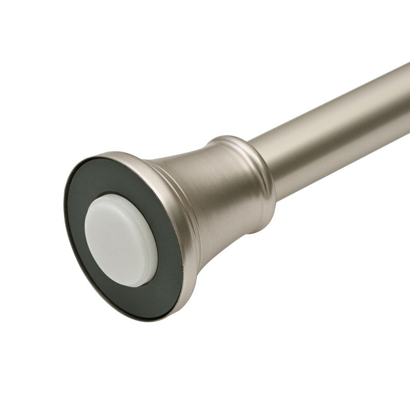 Asta di tensione regolabile per tenda da doccia Utopia Alley da 72 pollici - Alluminio antiruggine con tappo terminale in gomma, installazione senza trapano