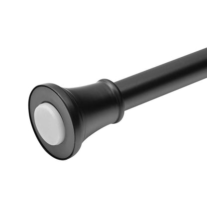 Asta di tensione regolabile per tenda da doccia Utopia Alley da 72 pollici - Alluminio antiruggine con tappo terminale in gomma, installazione senza trapano