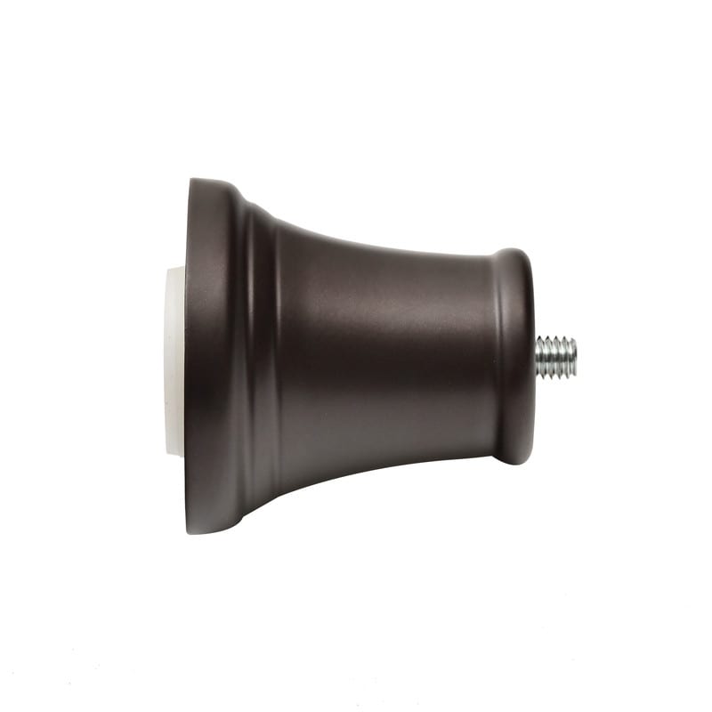 Asta di tensione regolabile per tenda da doccia Utopia Alley da 72 pollici - Alluminio antiruggine con tappo terminale in gomma, installazione senza trapano