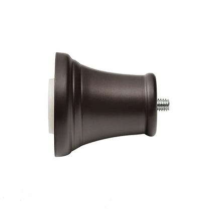 Asta di tensione regolabile per tenda da doccia Utopia Alley da 72 pollici - Alluminio antiruggine con tappo terminale in gomma, installazione senza trapano