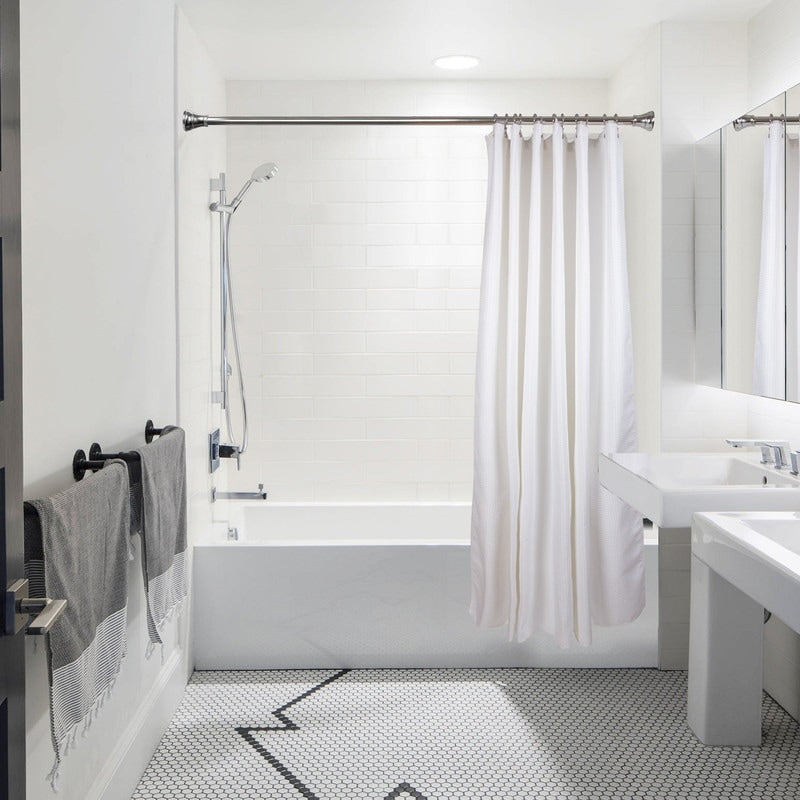 Ganci per tenda da doccia con doppio rullo a sfera in acciaio inox Utopia Alley, set da 12