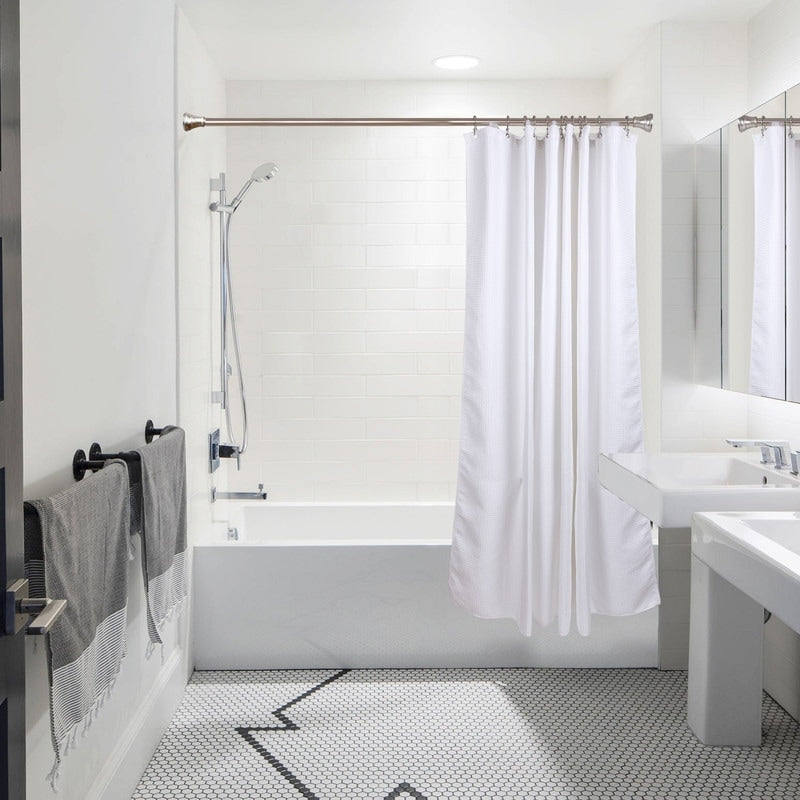 Ganci per tenda da doccia con doppio rullo a sfera in acciaio inox Utopia Alley, set da 12