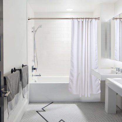 Ganci per tenda da doccia con doppio rullo a sfera in acciaio inox Utopia Alley, set da 12