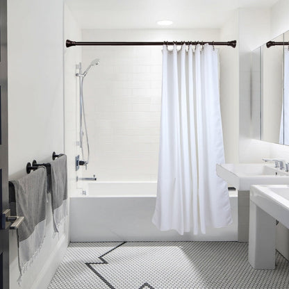 Ganci per tenda da doccia con doppio rullo a sfera in acciaio inox Utopia Alley, set da 12