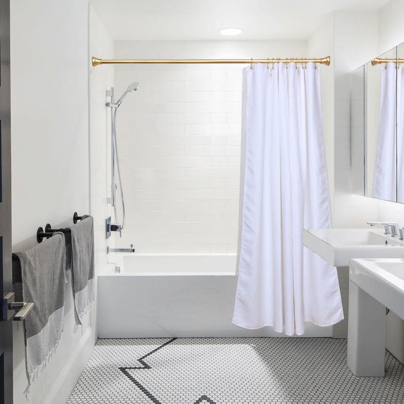 Ganci per tenda da doccia con doppio rullo a sfera in acciaio inox Utopia Alley, set da 12