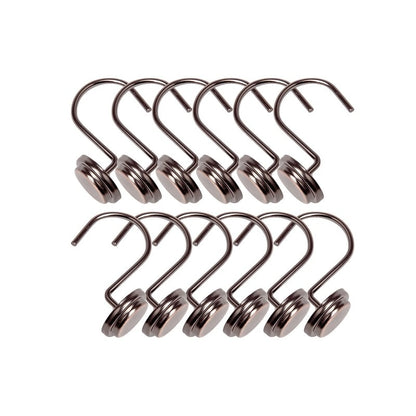 Anelli per tenda da doccia in metallo antiruggine Utopia Alley per bagno, set da 12