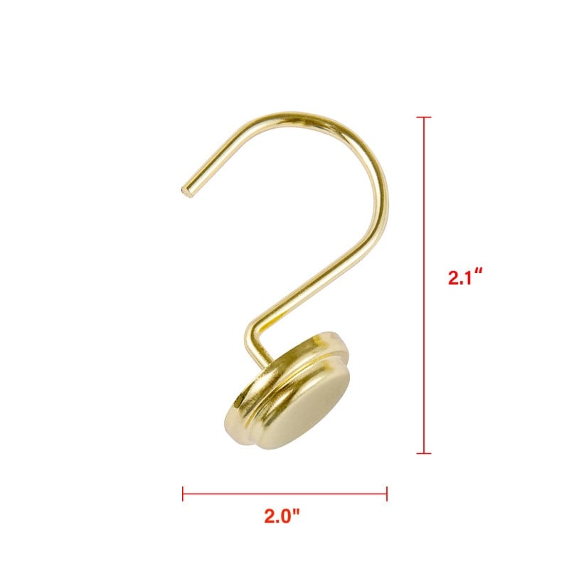 Anelli per tenda da doccia in metallo antiruggine Utopia Alley per bagno, set da 12