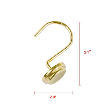 Anelli per tenda da doccia in metallo antiruggine Utopia Alley per bagno, set da 12