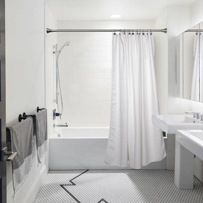 Anelli per tenda da doccia in metallo antiruggine Utopia Alley per bagno, set da 12