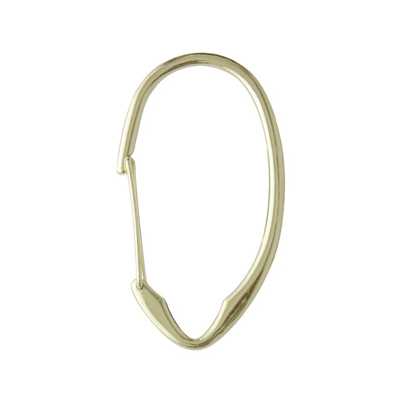 Anelli per tenda da doccia in zinco antiruggine Utopia Alley per bagno, set da 12